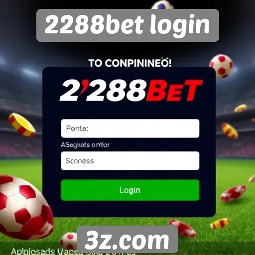 navegando pelo processo de login no 2288bet